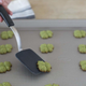 OXO’s cookie spatula is great, because it’s OXO, but it’s also pretty small, and perfectly sized for things like eggs and biscuits.